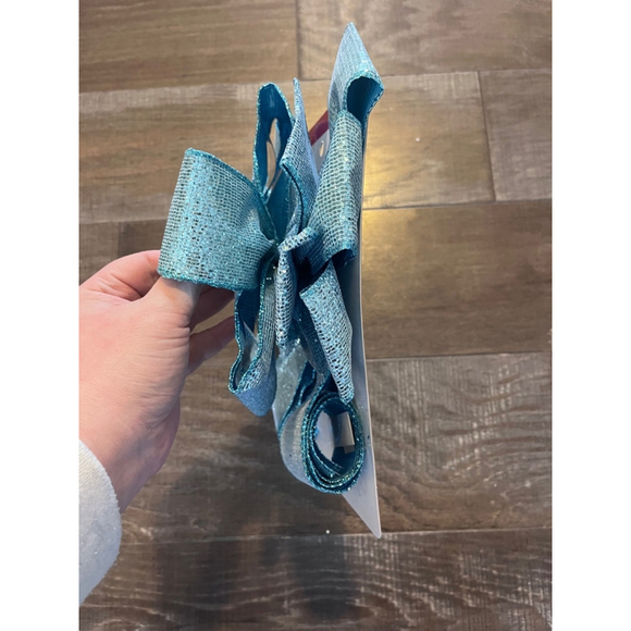 Large Tiffany Blue Celebrate It Bow - Picture 6 of 6